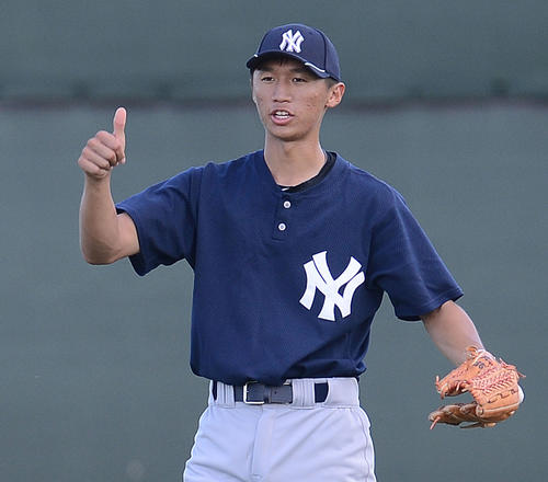 ヤンキース傘下の加藤豪将（13年6月撮影）