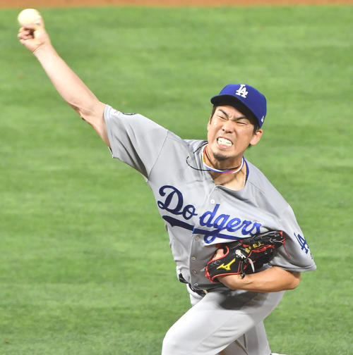 ドジャース前田（2019年6月11日撮影・菅敏）