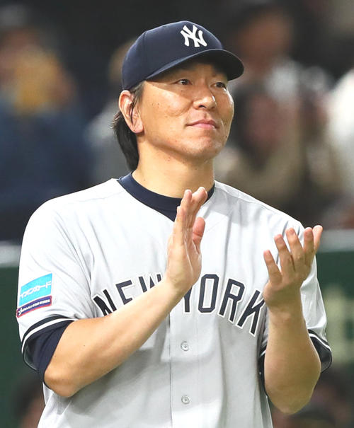 松井秀喜氏（2018年11月8日撮影）