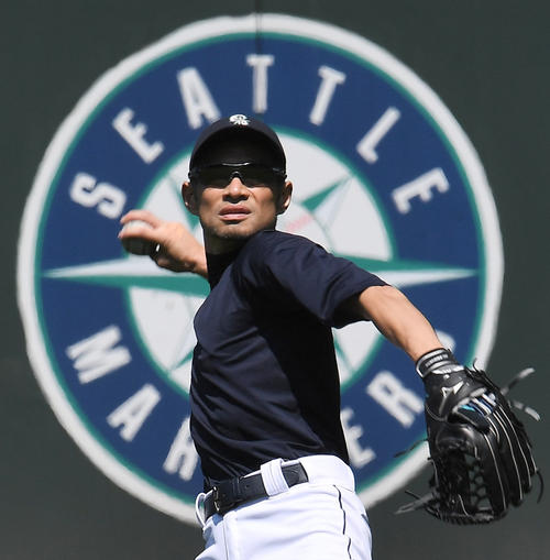 マリナーズ会長付特別補佐兼インストラクターのイチロー氏（2019年5月31日撮影）