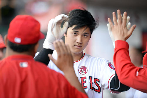 15号本塁打を放ったエンゼルス大谷（ロイター＝USA TODAY Sports）