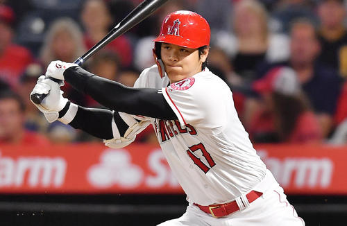 エンゼルス大谷翔平（2019年8月12日撮影＝菅敏）