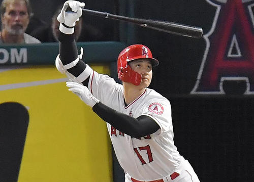 エンゼルス大谷翔平（19年8月撮影）