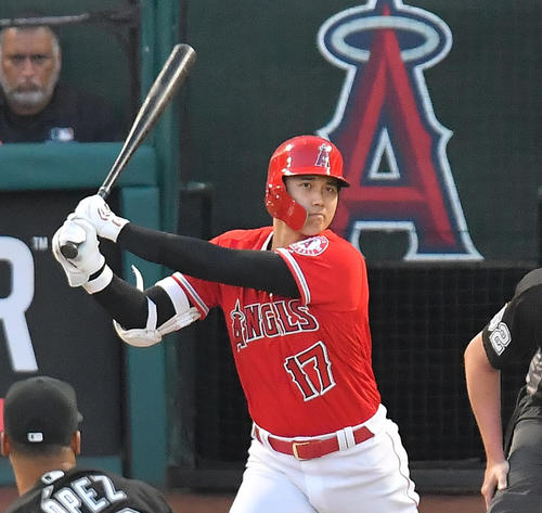 エンゼルス大谷翔平（19年撮影）