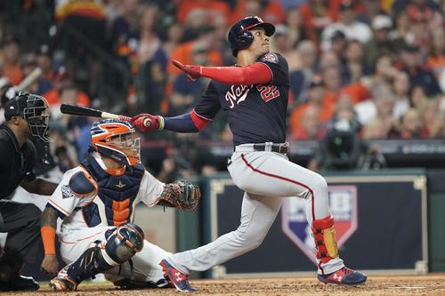 ホームランを放ったソト（AP）