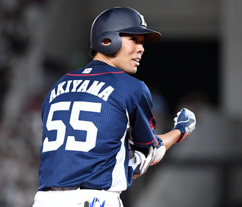 西武秋山翔吾（2019年9月24日撮影）