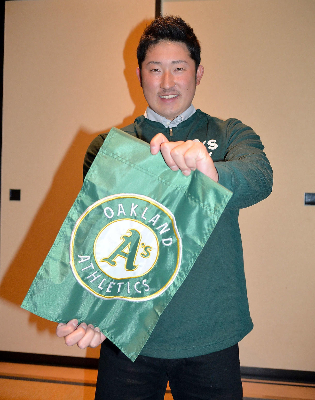 アスレチックスとマイナー契約を結んだ冨岡