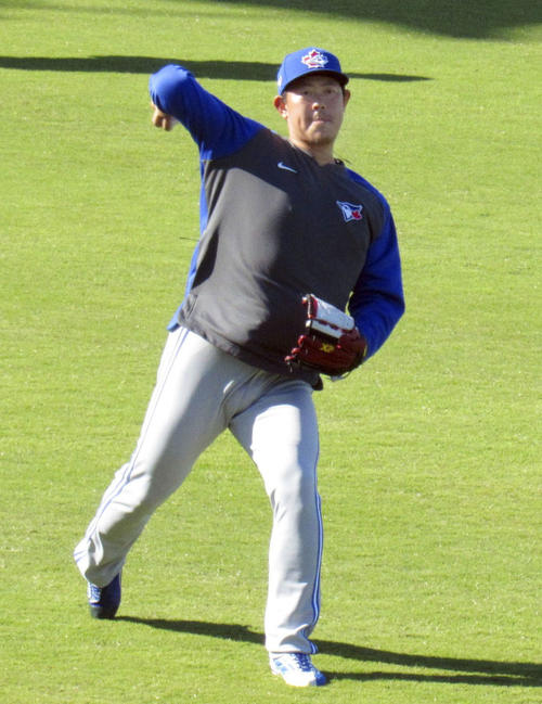 山口俊 昨日思いついた 登板前に投球フォーム変更 ｍｌｂ写真ニュース 日刊スポーツ