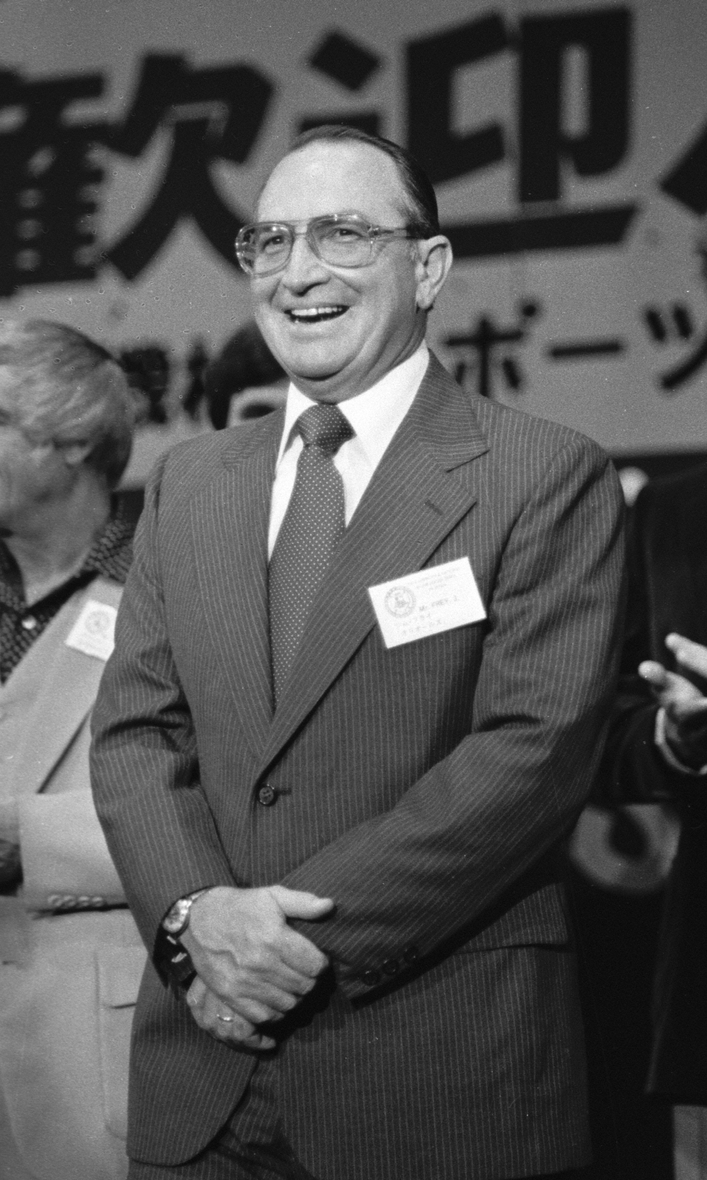 日本で行われた米オールスターのアメリカン・リーグ軍コーチとして来日した当時オリオールズコーチのジム・フライ氏（1979年11月撮影）