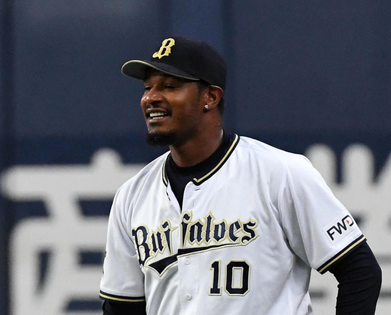オリックスのアダム・ジョーンズ（2020年3月28日撮影）