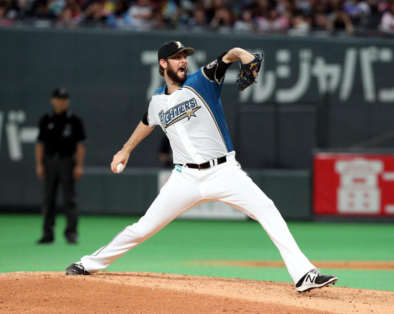 日本ハム時代のマーティン（2017年9月17日撮影）