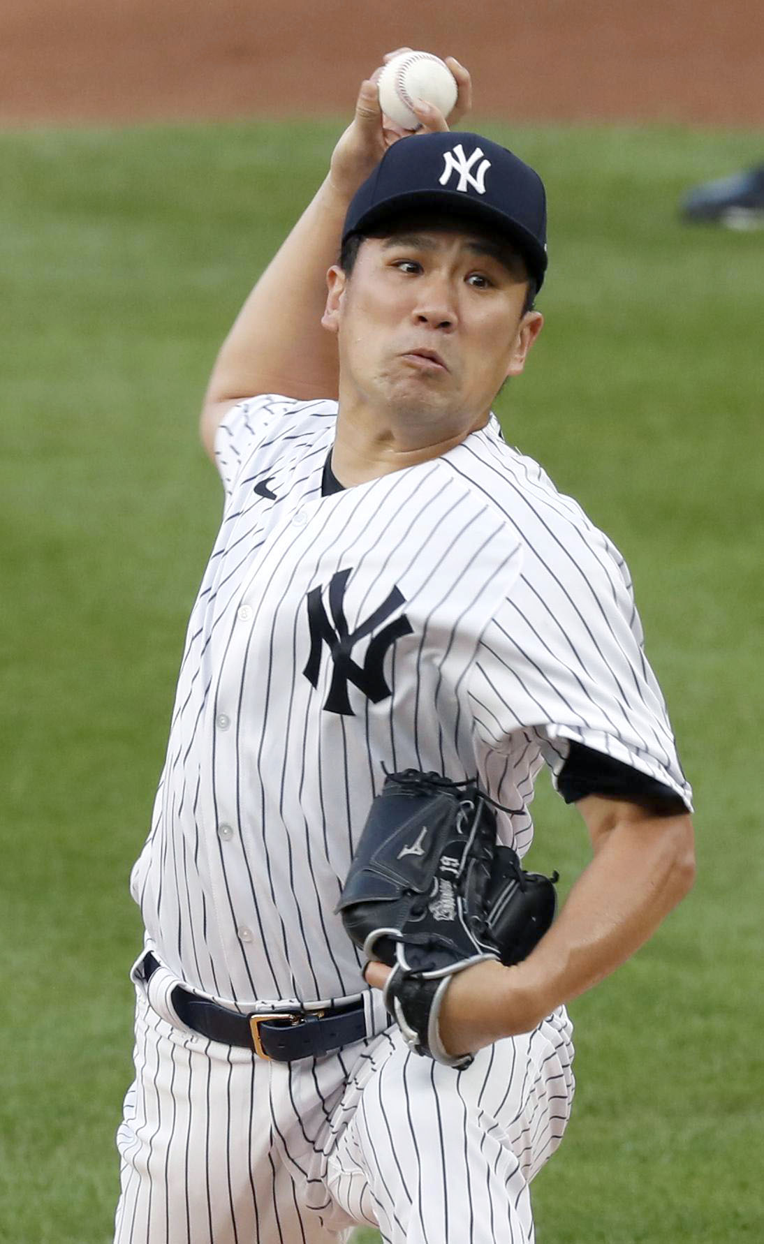 ブレーブス戦に先発したヤンキース田中（AP＝共同）