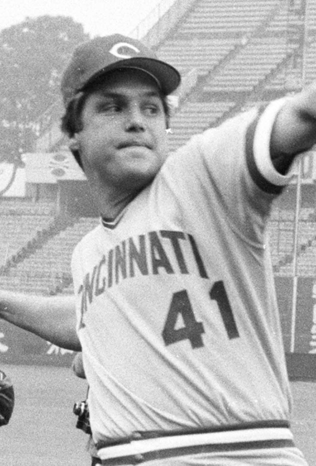 日米野球で来日したレッズ時代のトム・シーバーさん（1978年10月撮影）