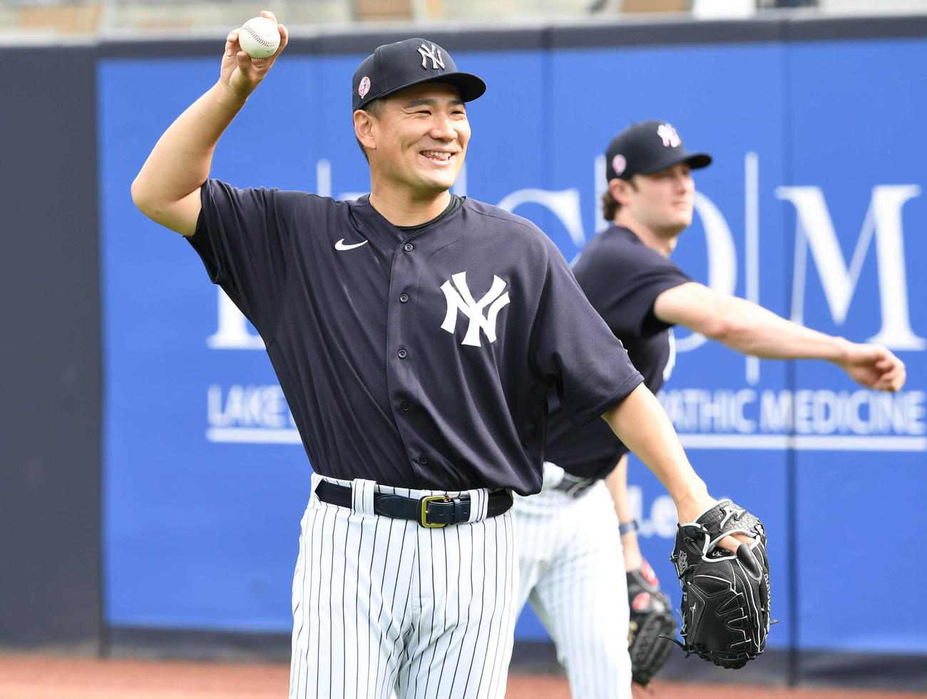 ヤンキース田中将大（2020年2月14日撮影）