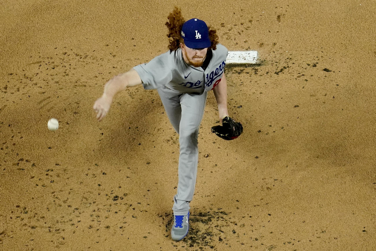 ドジャース先発のメイ(AP）