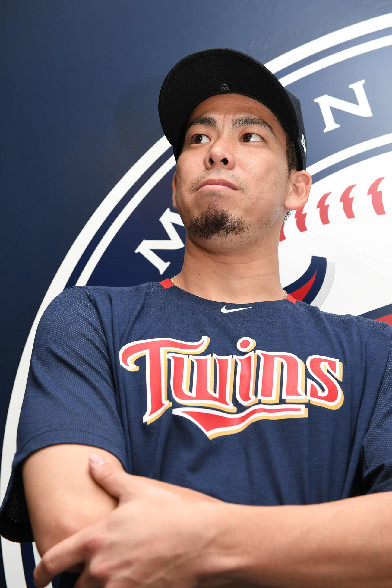 ツインズの前田健太（2020年2月13日撮影）
