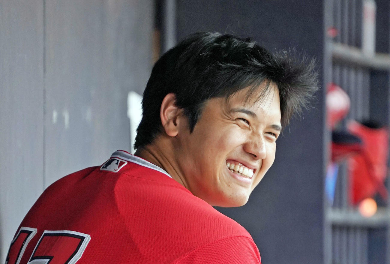 エンゼルス大谷翔平（2020年3月10日撮影）