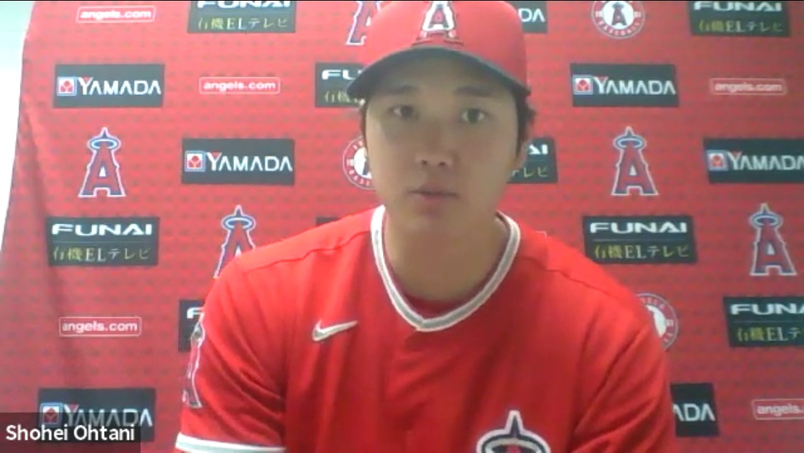今季オープン戦の初登板を振り返るエンゼルス大谷
