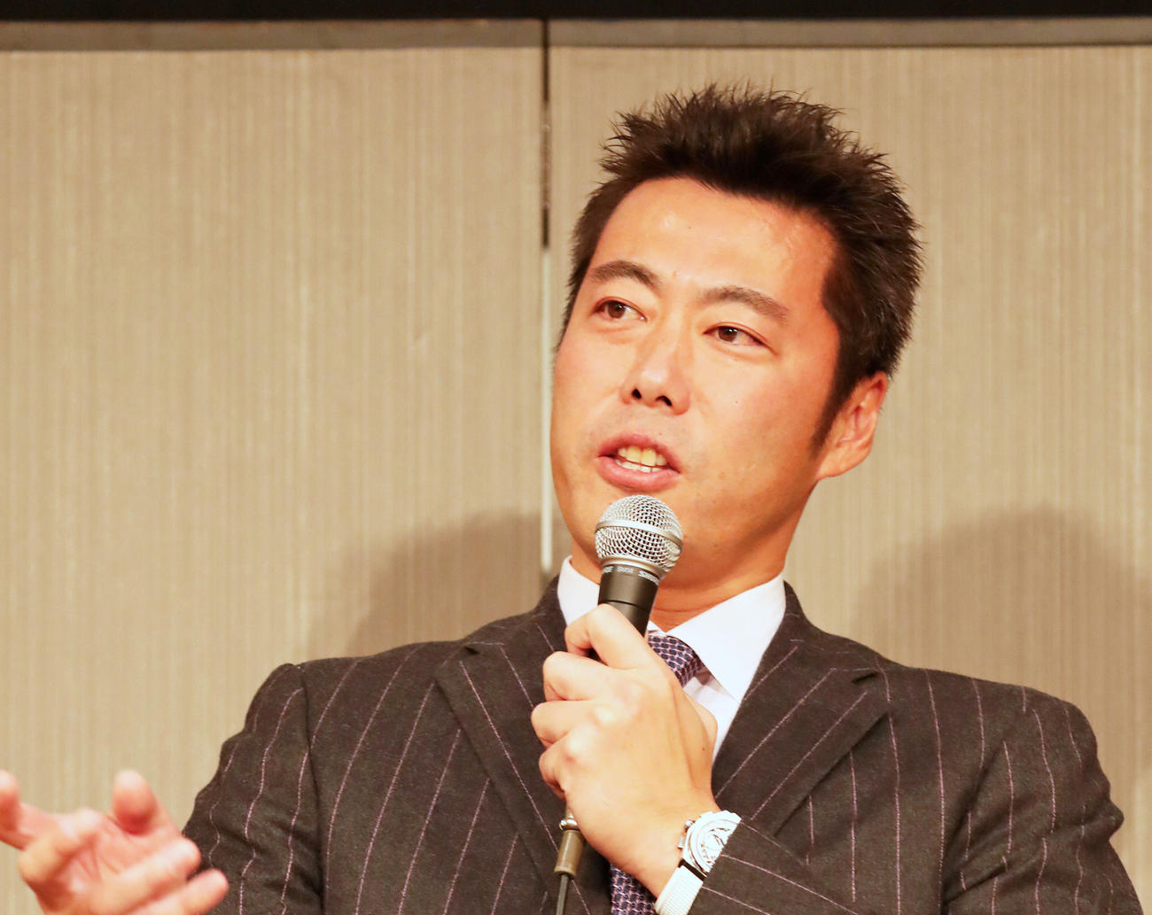 上原浩治氏（2019年12月8日撮影）