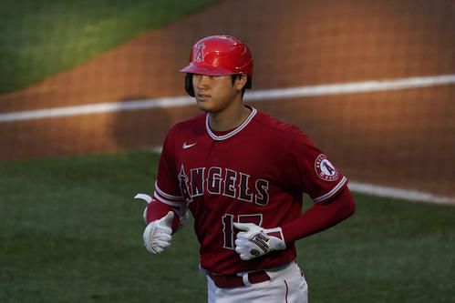 1回、併殺打に倒れた大谷(AP)