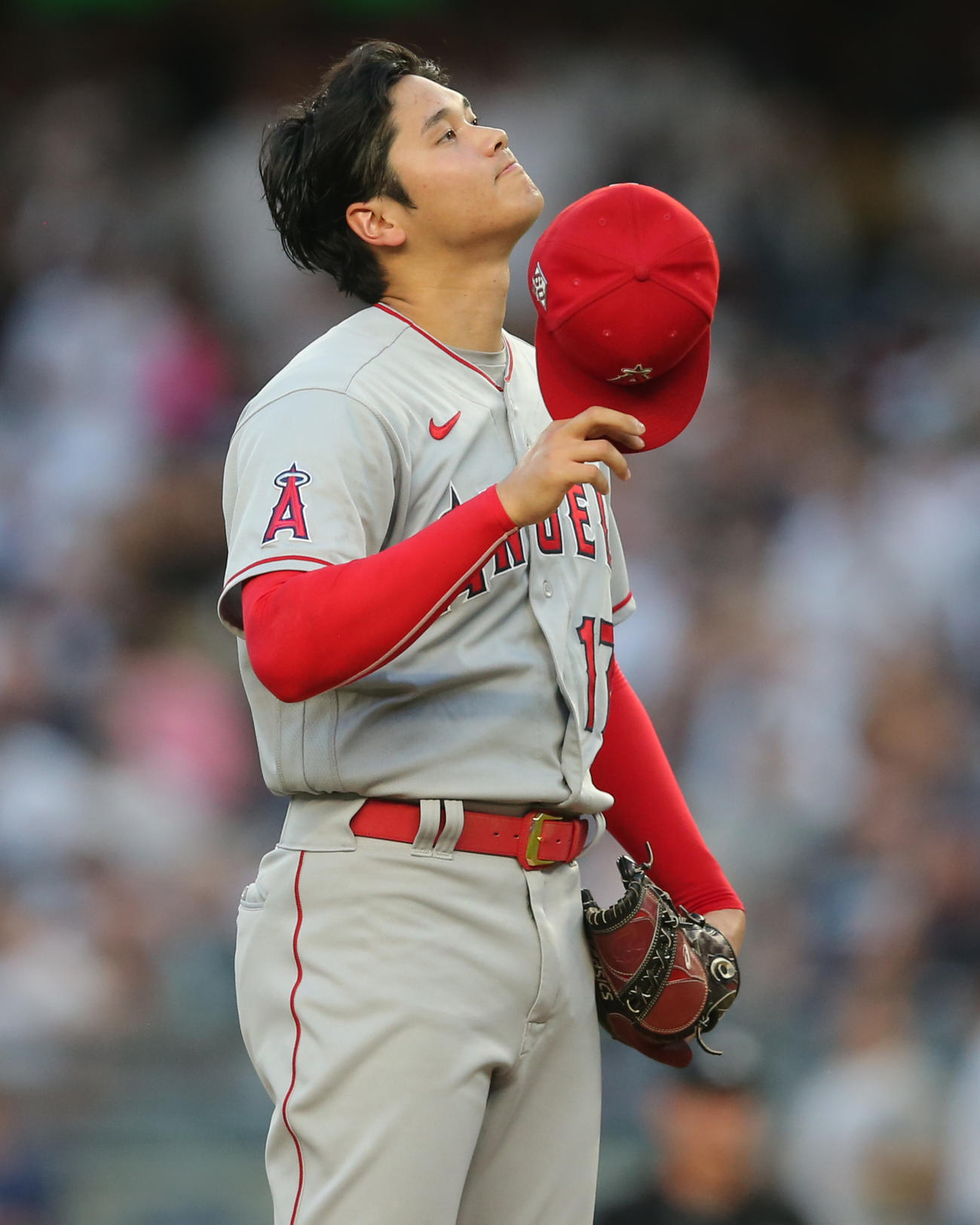 ヤンキース戦に先発した大谷（ロイター）