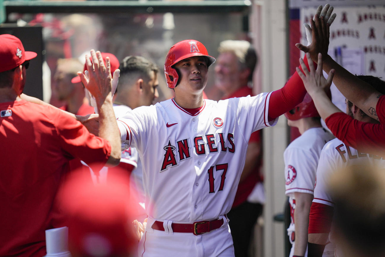 3回、31号を放った大谷（AP）