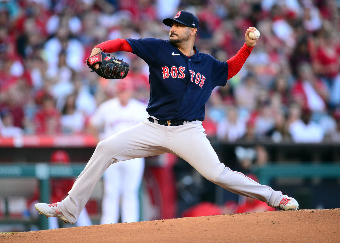 レッドソックス先発のペレス（ロイター）