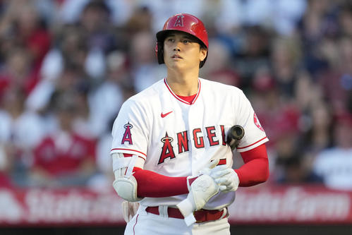 1回、三振に倒れた大谷（AP）