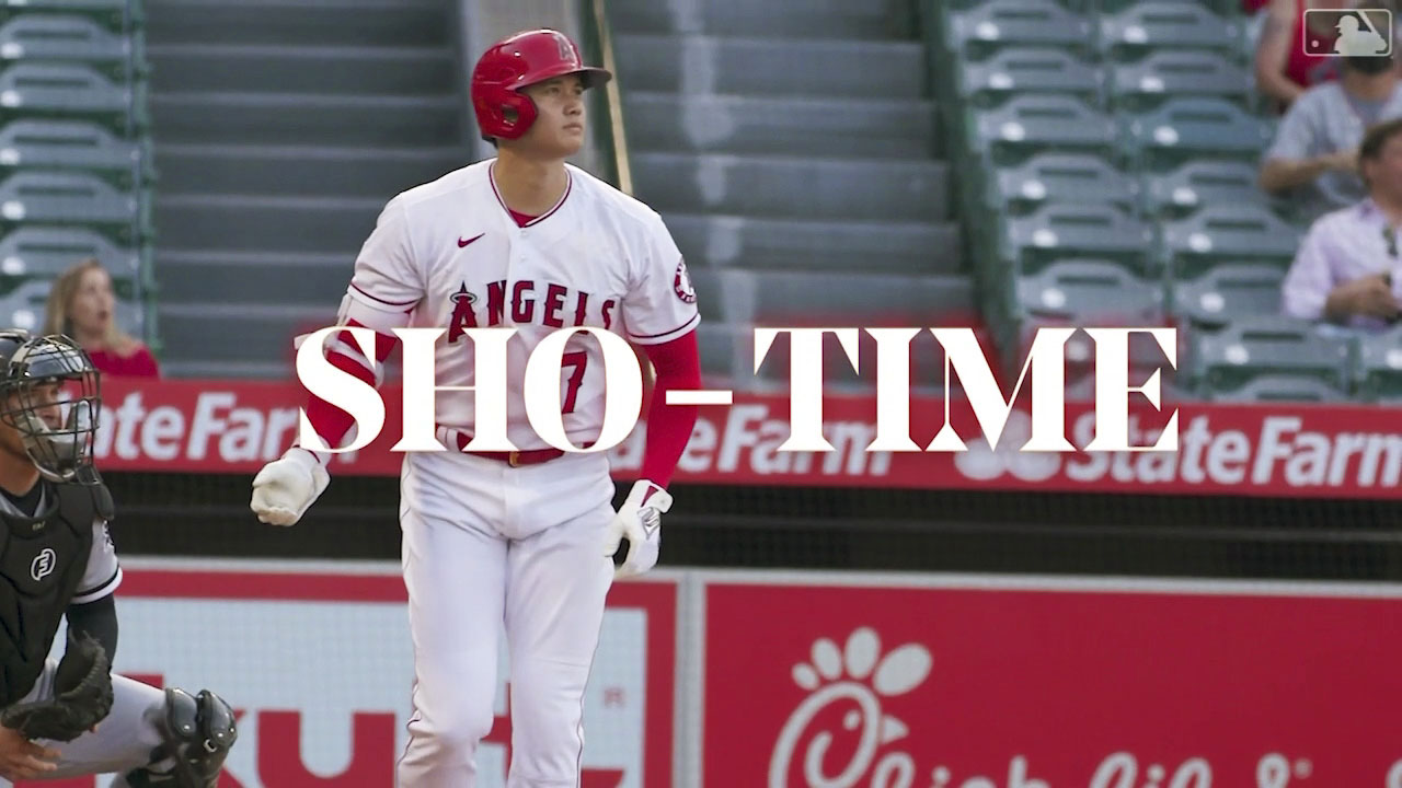 オールスター戦と本塁打競争に出場するエンゼルス・大谷翔平のテレビCM（MLB提供＝共同）