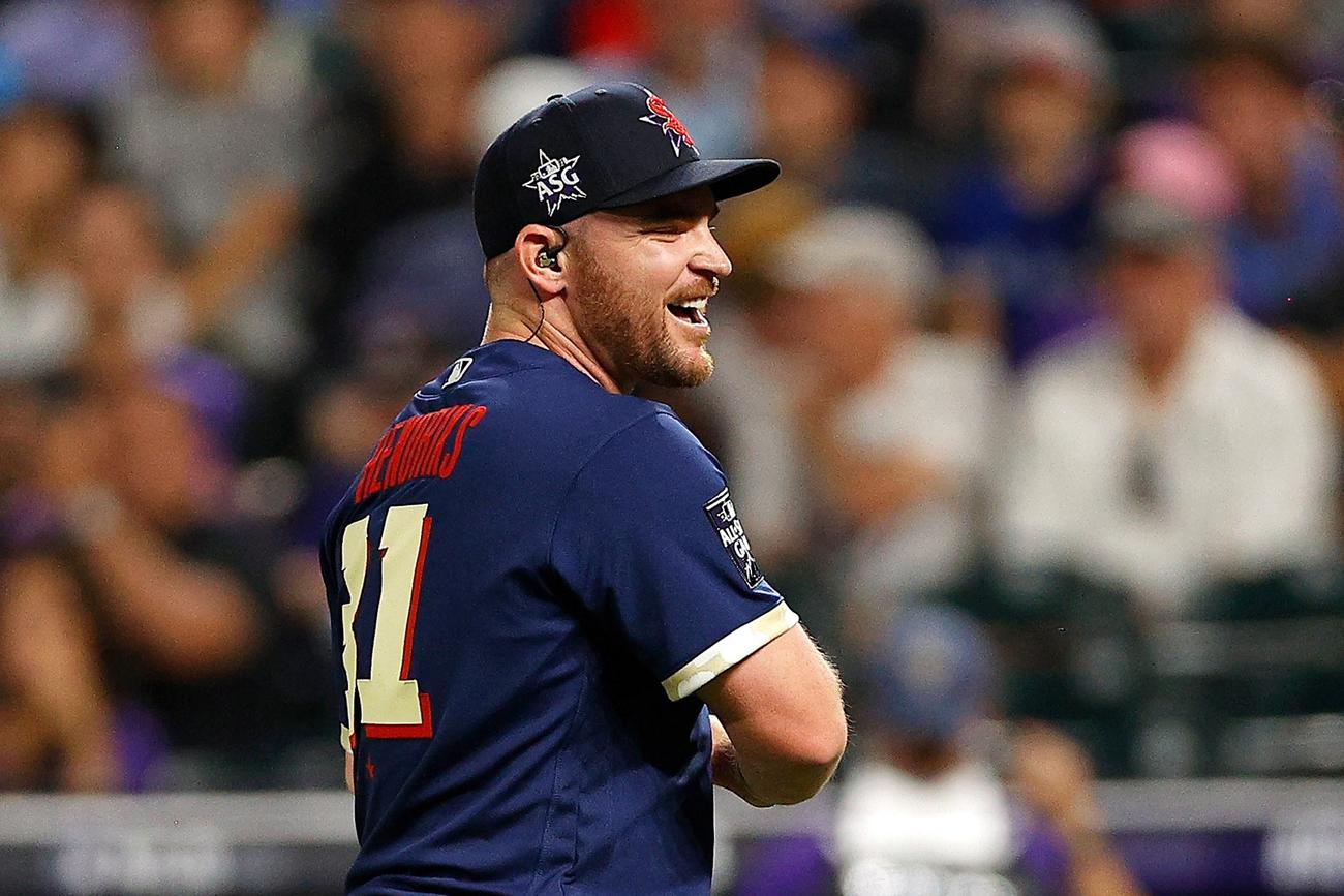 力投するヘンドリックス（USA TODAY＝ロイター）