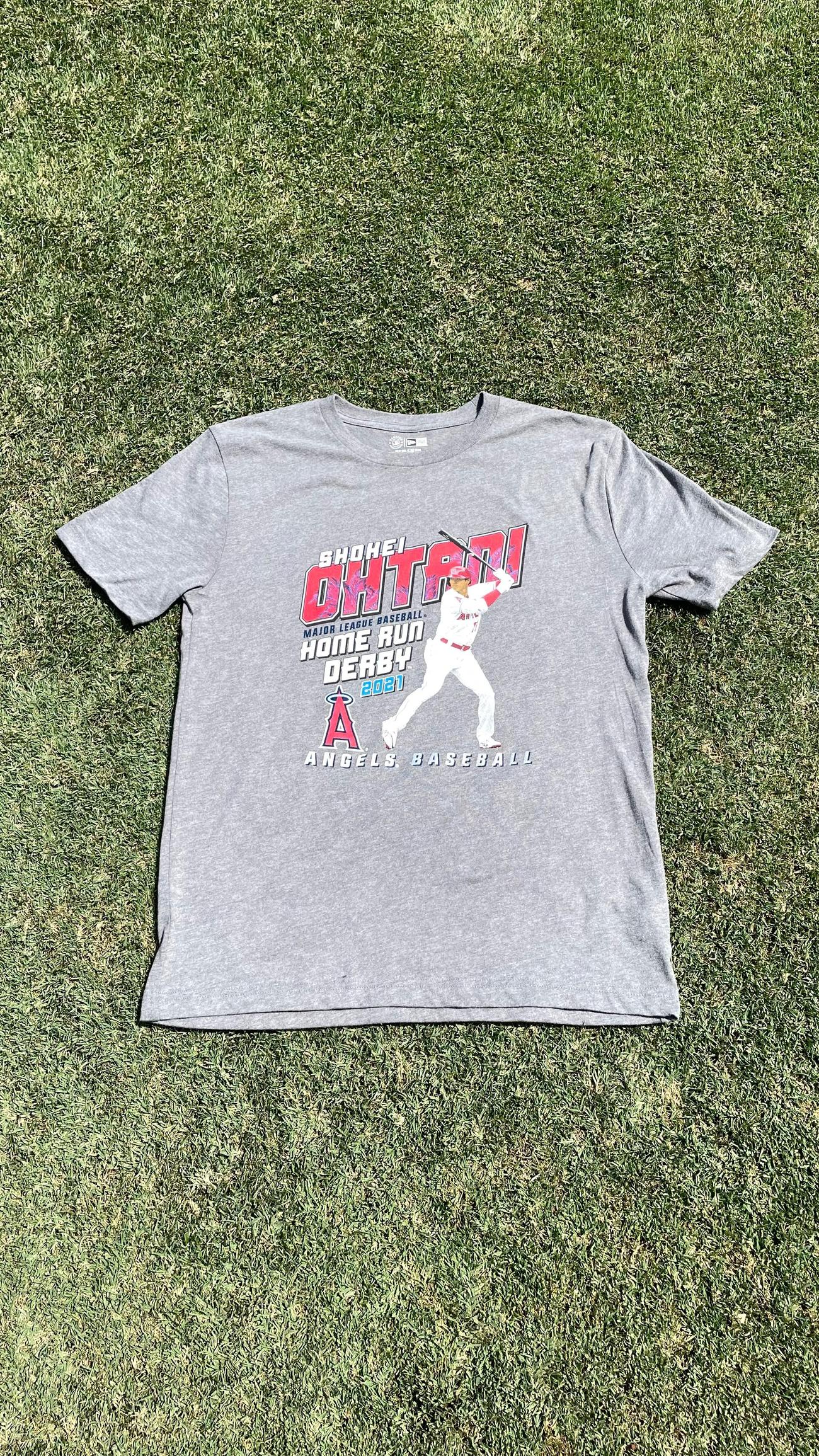 グッズストアで販売中のホームランダービー記念Tシャツ（Angels Baseball）
