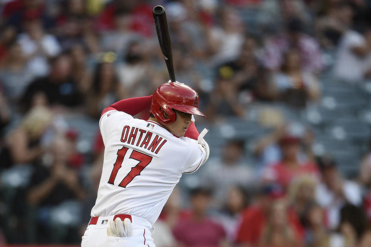 マリナーズ戦に出場した大谷（ロイター）