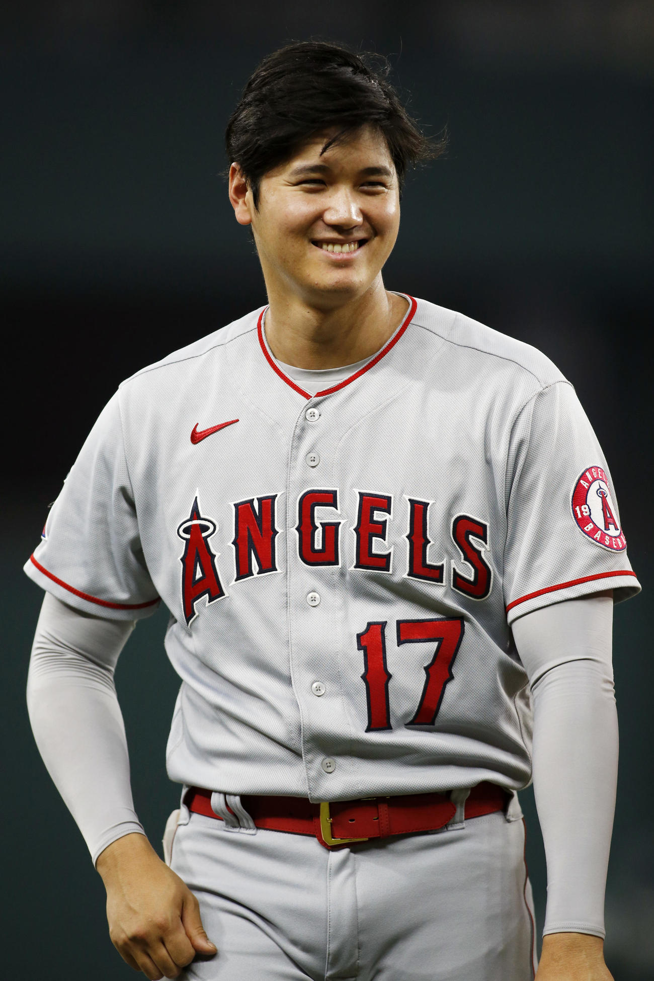 試合前の大谷（ロイター）