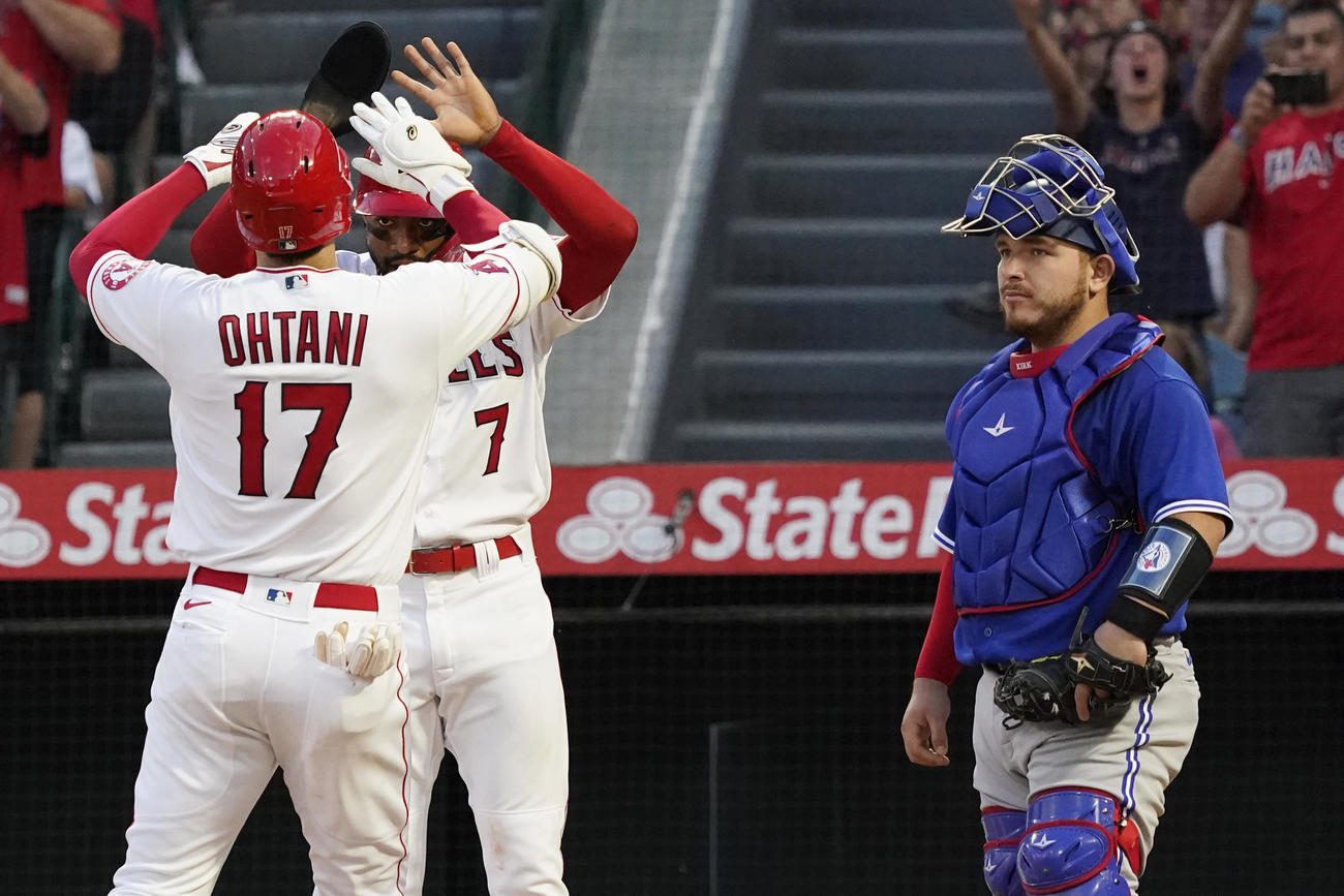 3回、38号2ランを放った大谷（AP）