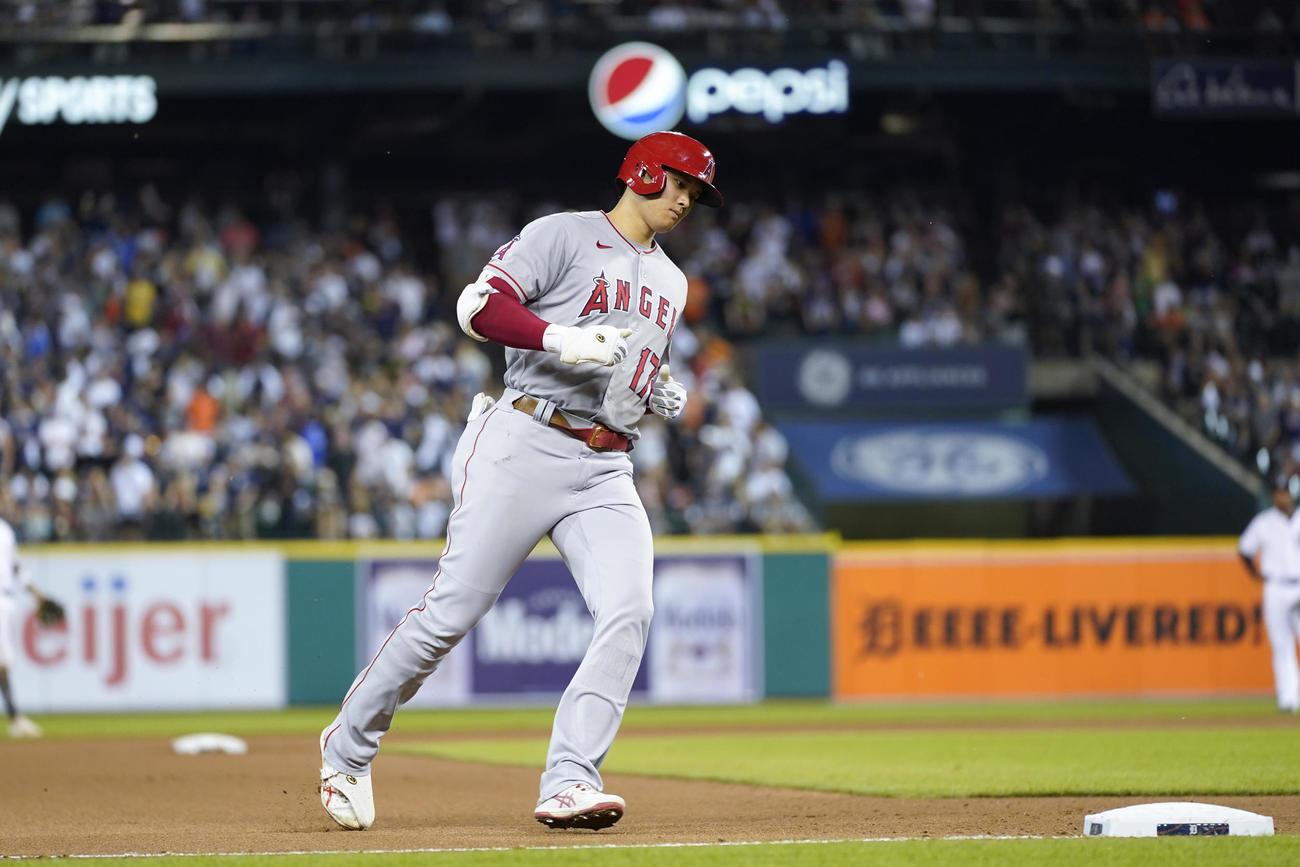 8回、40号を放った大谷（AP）