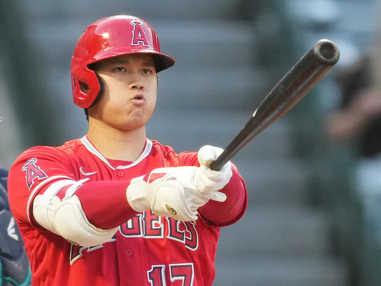 エンゼルス大谷翔平(21年9月25日撮影）