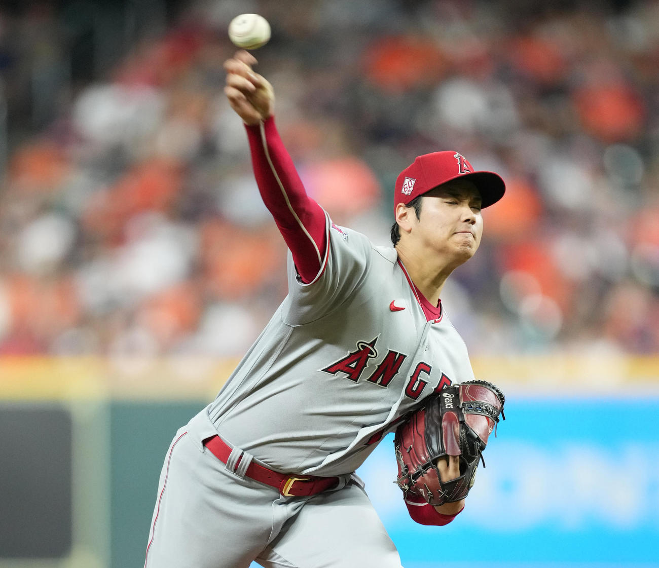 エンゼルス大谷翔平（21年9月10日撮影）