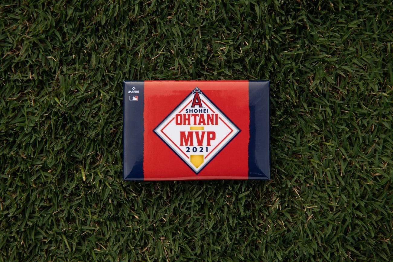 エンゼルスが大谷のMVPを記念して販売するマグネット（Angels baseball）