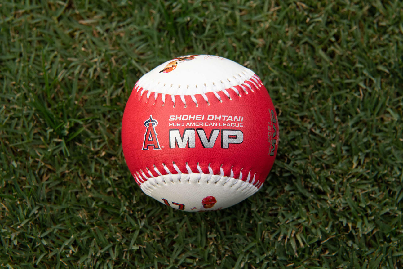 エンゼルス大谷のMVP記念ボール（Angels baseball）