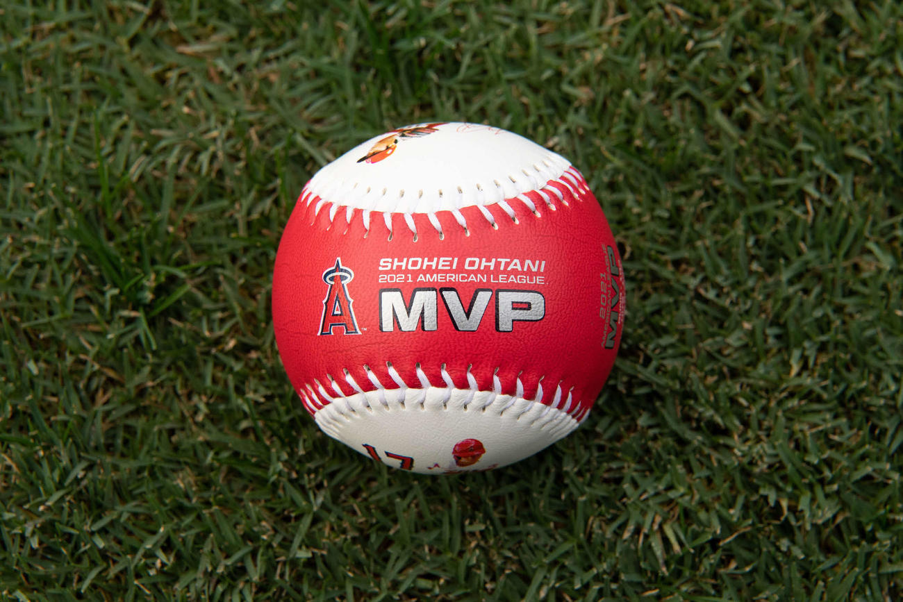 エンゼルス大谷のMVP記念ボール（Angels baseball）