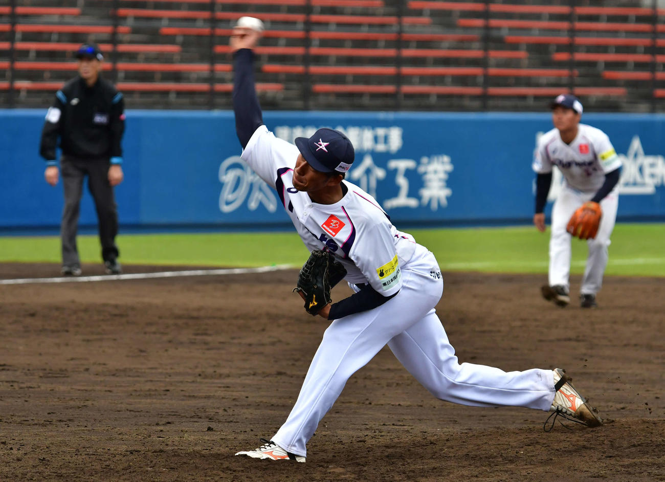ドジャース入りが決まったBC茨城・松田康甫の投球フォーム