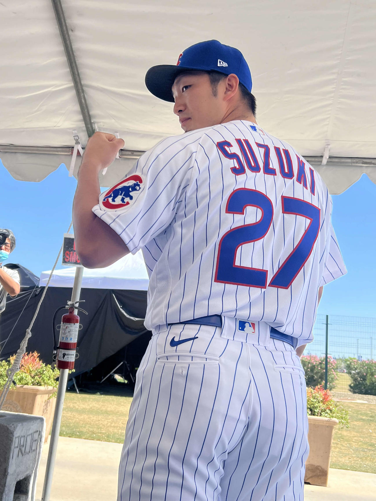 鈴木誠也がカブス入団会見「自分がここにいるのが信じられないくらい