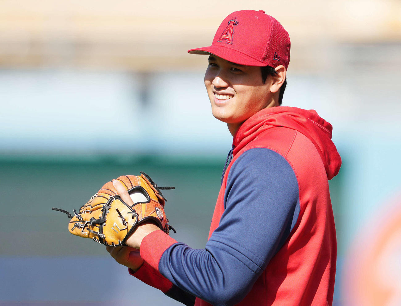 大谷翔平（2022年4月5日撮影）