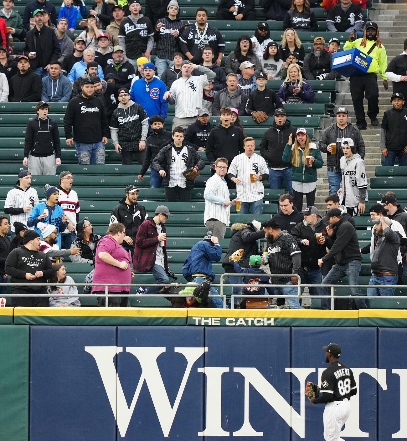 ホワイトソックス対エンゼルス　1回表エンゼルス2死、大谷が中越えにソロ本塁打を放った（撮影・江口和貴）