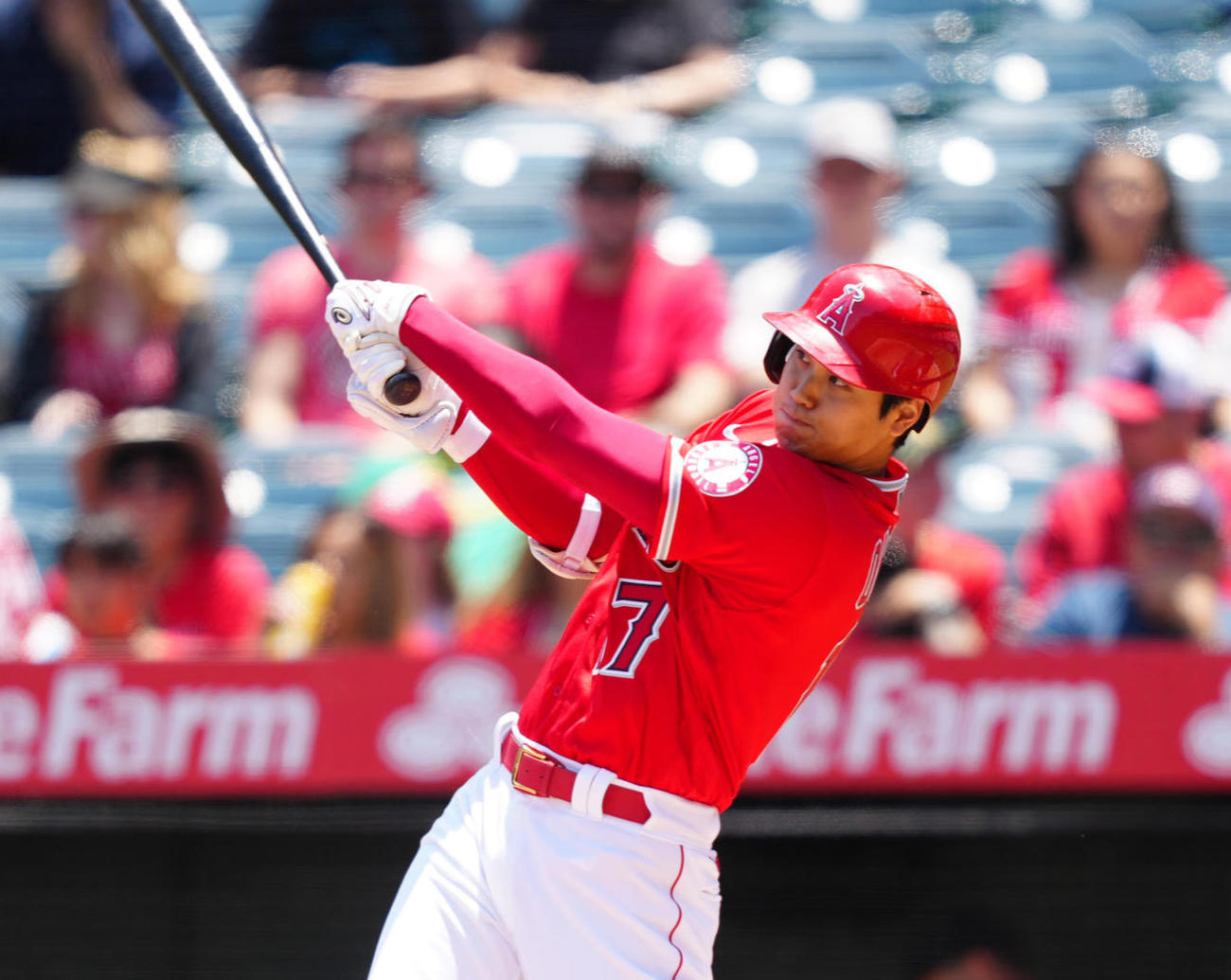 エンゼルス大谷翔平（2022年5月22日撮影）