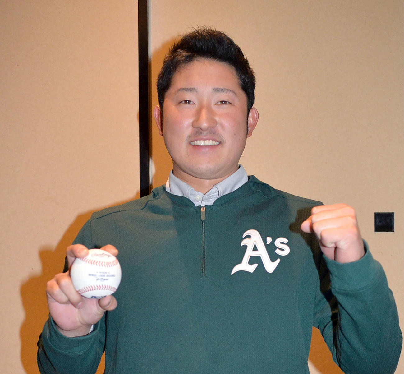 アスレチックス冨岡聖平（2020年1月撮影）