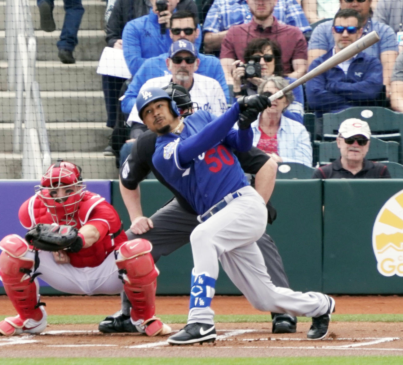ドジャースのムーキー・ベッツ（撮影・菅敏＝2020年3月2日）