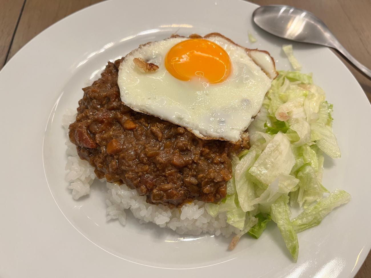 筒香がつくった絶品キーマカレー