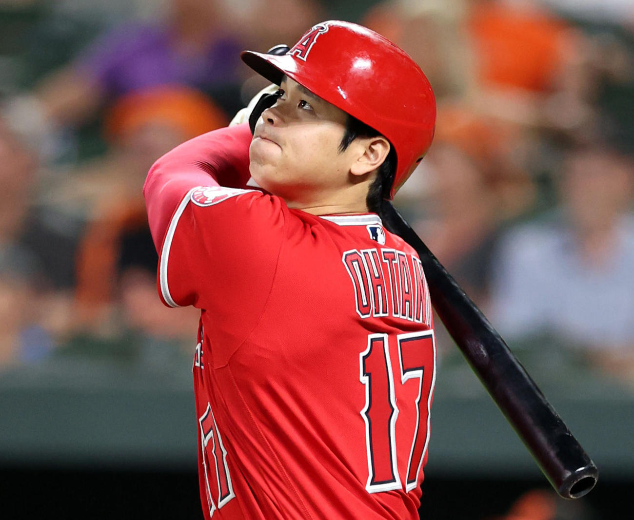 エンゼルス大谷翔平（7月8日撮影）