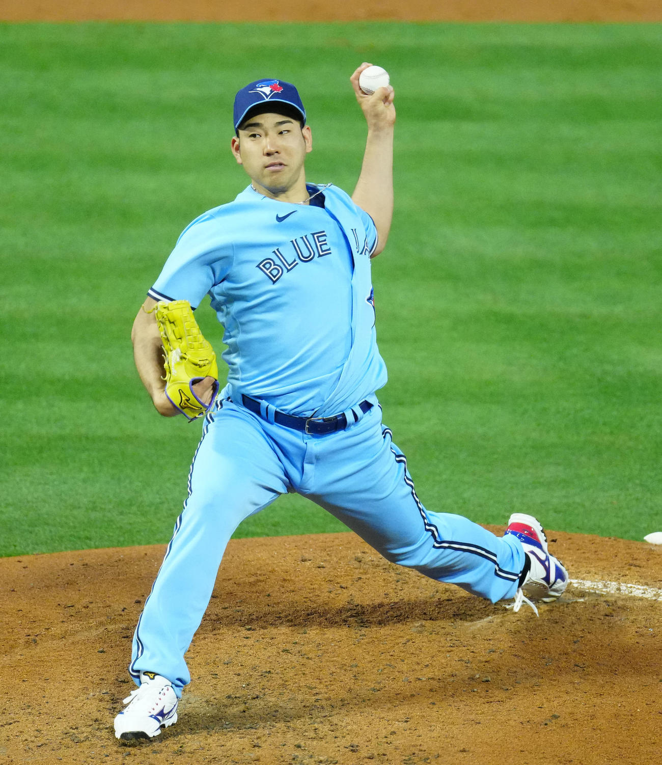 ブルージェイズ菊池雄星（22年5月28日撮影）